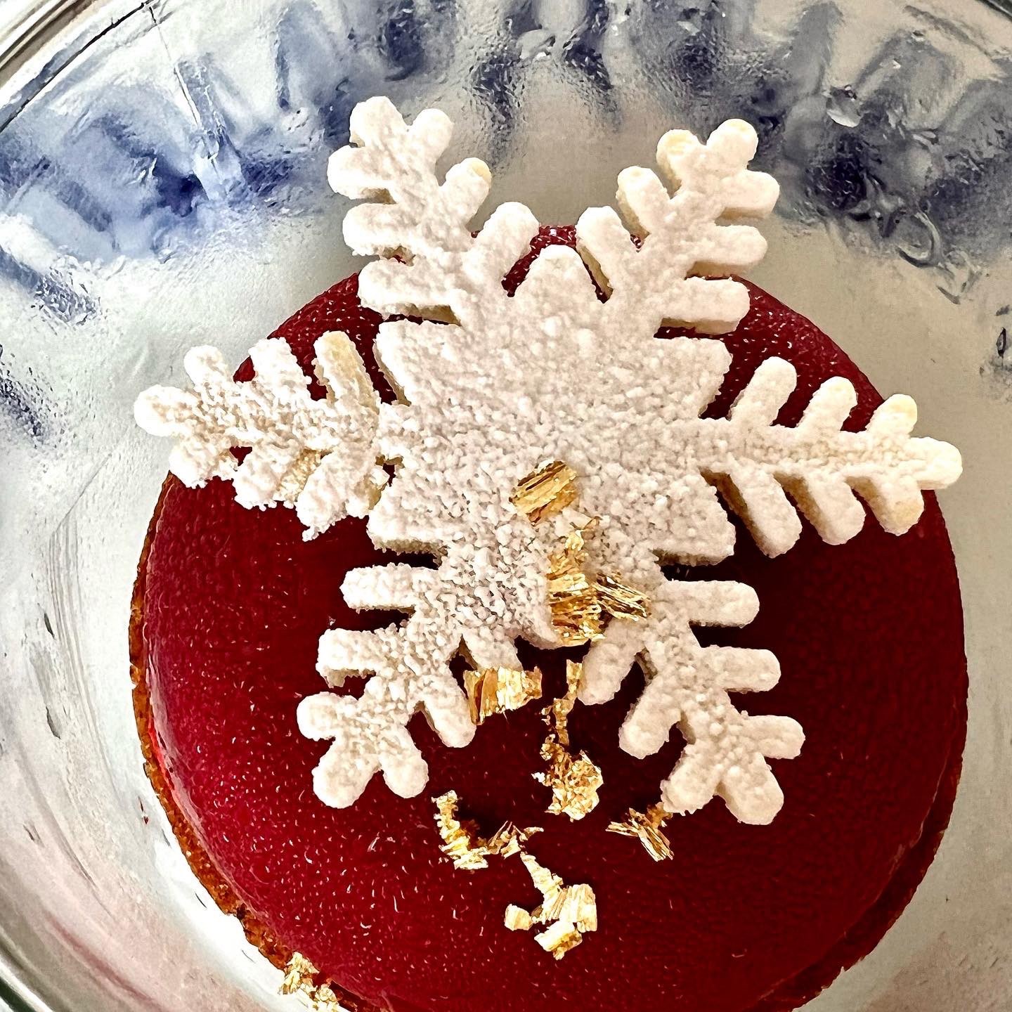 Vores smukke og lækre dessert fra vores Julefrokost menu 2022